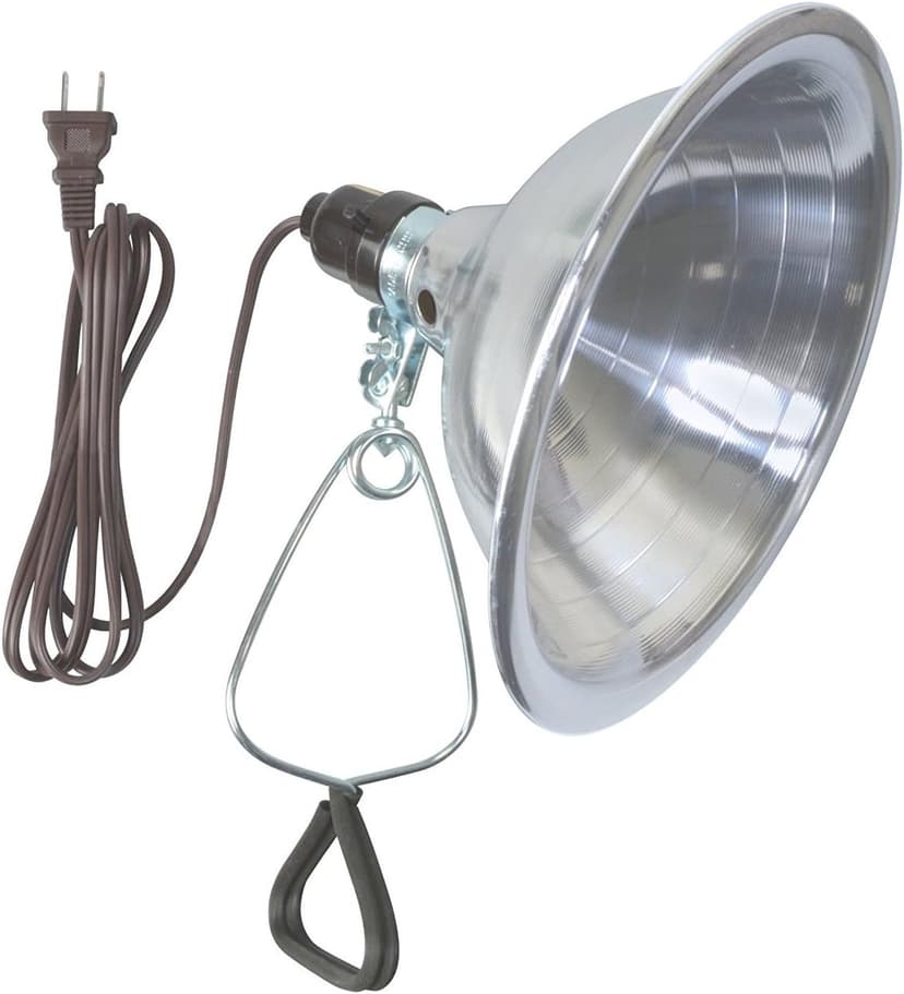 Woods Clamp Lamp Light with Aluminum Reflector; 150W; UL Listed; 6- Foot Cord