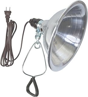 Woods Clamp Lamp Light with Aluminum Reflector; 150W; UL Listed; 6- Foot Cord