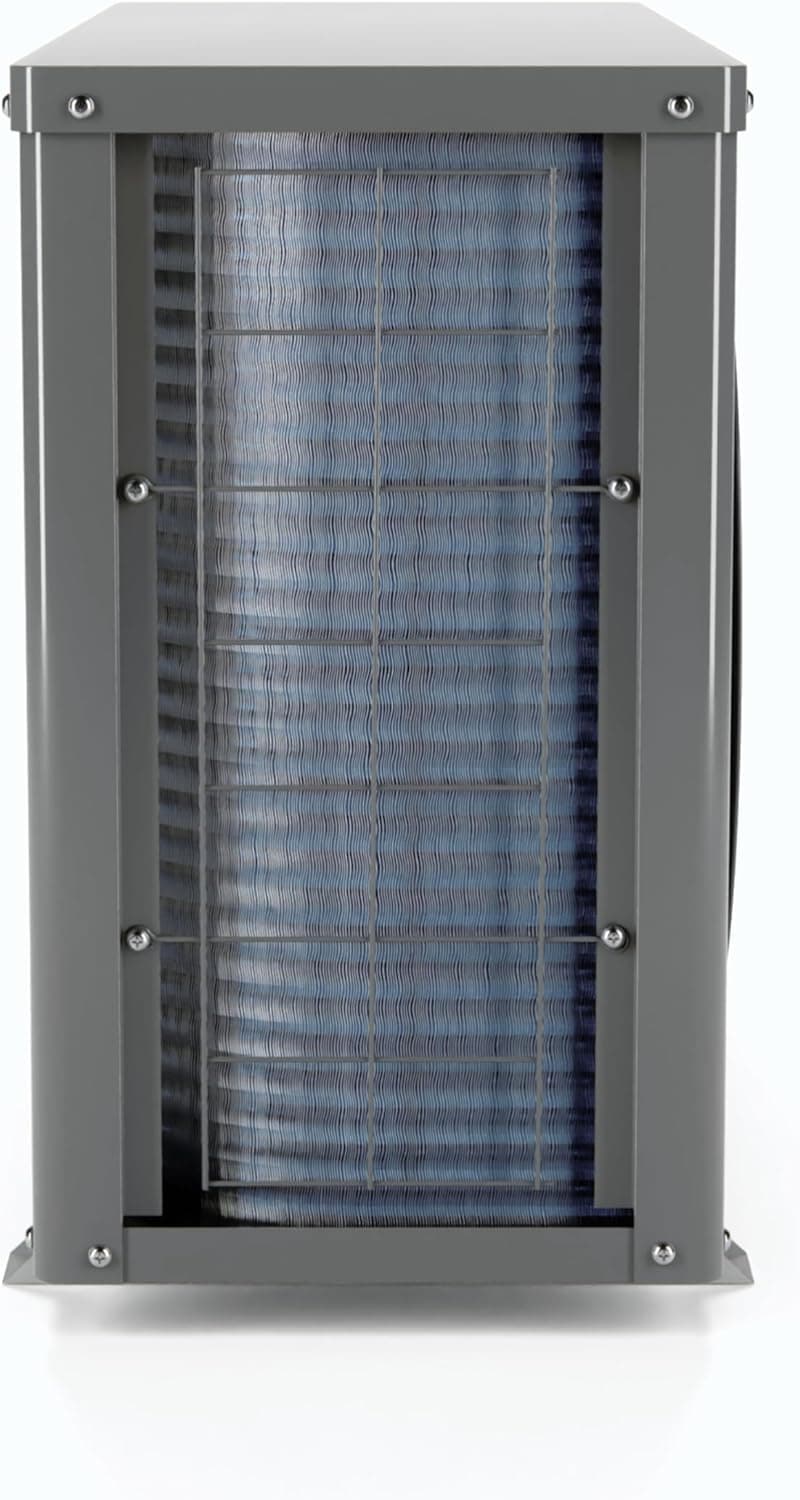 FibroPool Swimming Pool Heat Pump - FH255 55,000 BTU - for Above and In Ground Pools and Spas - High Efficiency, All Electric Heater - No Natural Gas or Propane Needed