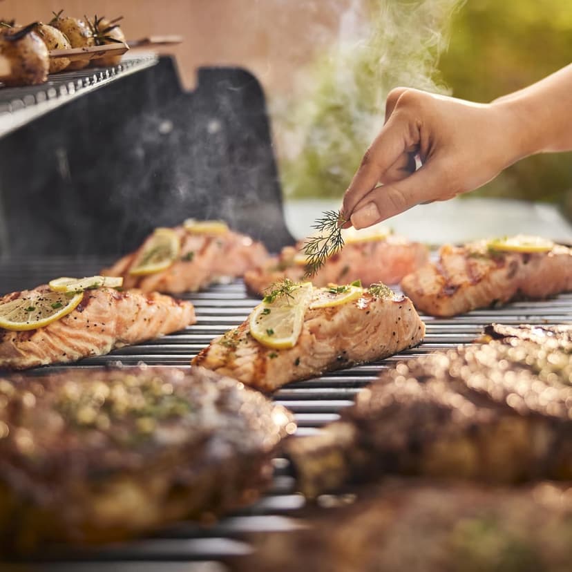 Weber Genesis S-315 Liquid Propane Gas Grill, Stainless Steel
