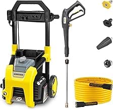 Kärcher Pressure Washer K1800PS, Max 2250 PSI, 3 Spray Nozzles, Detergent Tank, For Cars, Driveways, Siding, Patios, 1.46 max. GPM