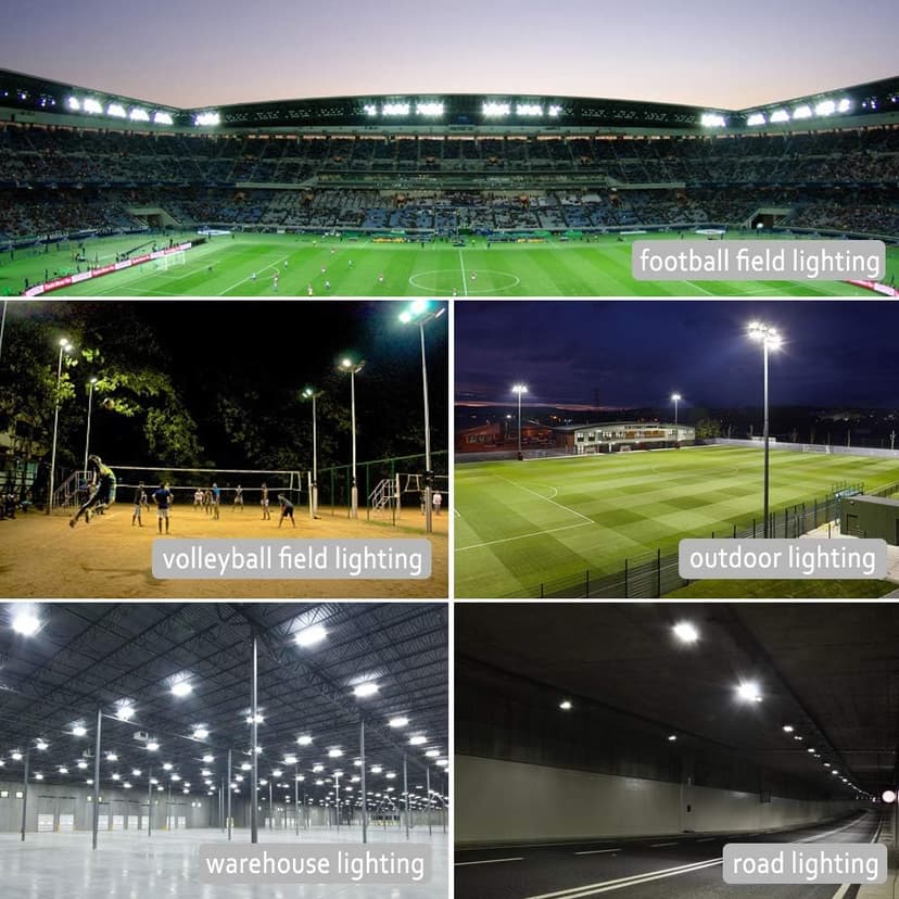 LEDMO 240W LED Flood Lights Outdoor, High- Brightness 36000 Lumen Stadium Lights Commercial Floodlights Heavy-Duty Outside Spotlight for Yard Court Area Field