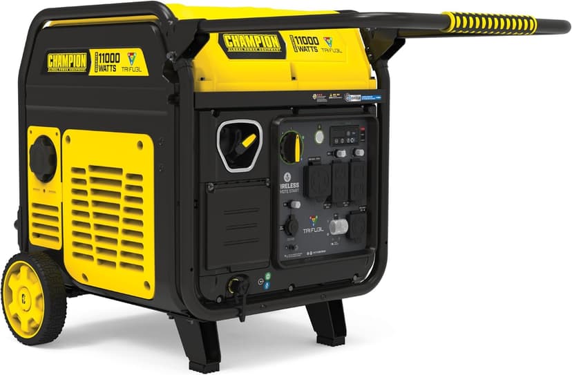 Champion Power Equipment 11,000-Watt Wireless Remote Start Tri Fuel Home Backup Portable Inverter Generator with Quiet Technology and CO Shield®