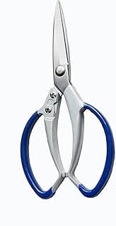 Stainless Steel Pruning Shear 9.2 Inch - Bonsai Pruning Snips- Multi-purpose Scissors - Floral Tools - Fruit Tree Scissors - Stainless Steel Blade - Aluminium Body with Soft Touch Vinyl Grip