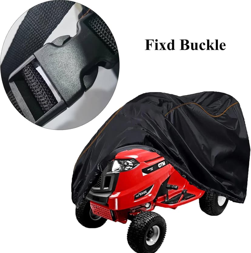 Riding Lawn Mower Cover Tractor 420D Compatible with up to 35 inch Decks Cub Cadet,Troy-Bilt,Husqvarna,MTD,Greenworks, EGO,Craftsman,Honda Windproof Outdoor with Storage