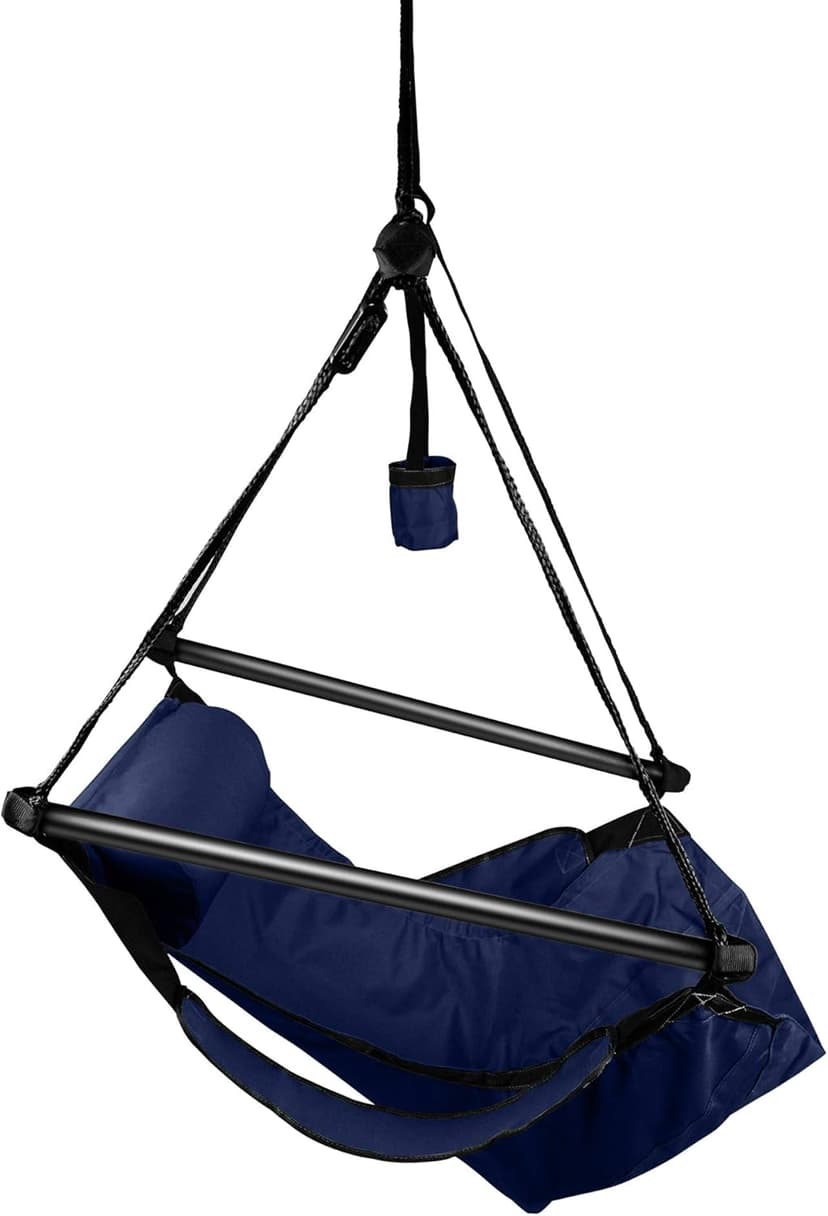 Hammaka Hanging Hammock Air Chair, Aluminum Dowels, Blue