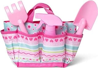 Melissa & Doug Sunny Patch Pretty Petals Gardening Tote Set,for 3+ years, With Tools