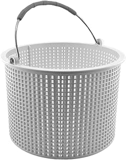 Swimables Pool Skimmer Basket for Inground Pool Compatible with Hayward Skimmer Basket and Pool Filter Basket SP1082CA | Built-in Brass Weight | 316 Stainless Steel Handle & Convenient Rubber Grip