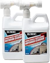 AL-NEW Outdoor Cleaner | Versatile Outdoor Cleaner 64oz Hose End Sprayer (Pack of 2) (House Wash & Vinyl Siding Outdoor Cleaner)