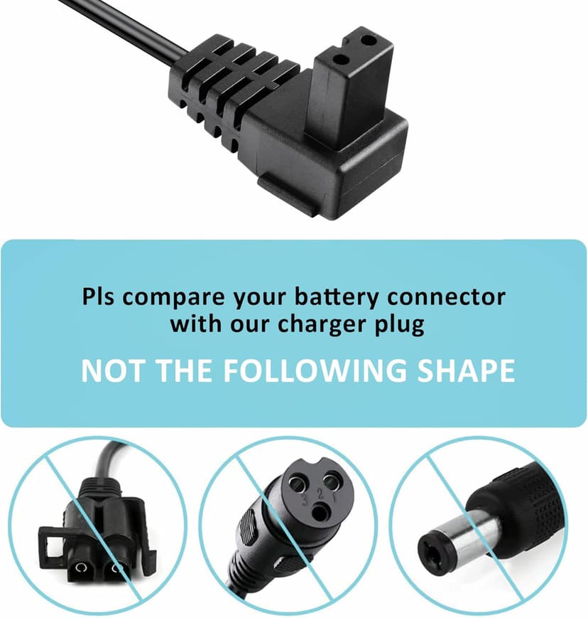 SLLEA 12.6V 2-Prong AC/DC Adapter Compatible with Paxcess HJ1103 HJ1103J Cordless 5000 Automatic Robotic Pool Vacuum Cleaner 5000mAh Lithium Ion Battery XSG1261800 12.6VDC 1.8A Power Supply Charger