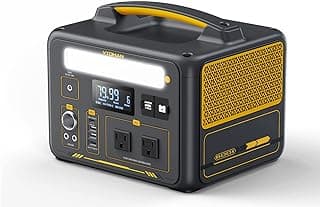 VTOMAN Jump 600X Portable Power Station, LFP Battery Powered Generator with 2x 600W AC Outlets (Surge 1200W), 4x USB ports, 3x DC Output for Outdoor Camping, Vehicle Emergency, Electric Backup
