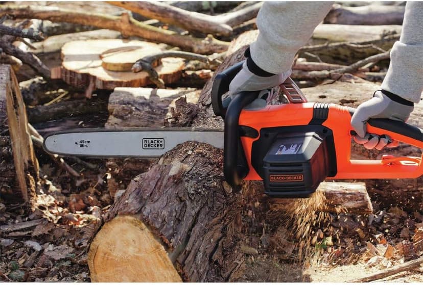 BLACK+DECKER Electric Chainsaw, 18-Inch, 15-Amp, Corded (CS1518)