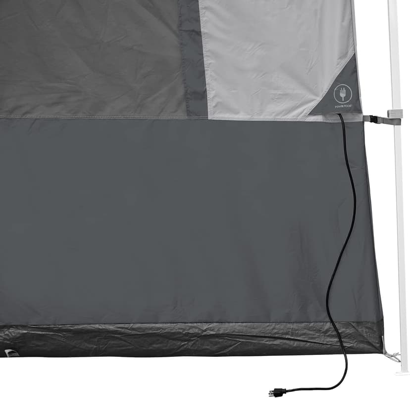 E-Z UP Camping Cube Sport, Converts 10' Angled Leg Canopy into Camping Tent, Grey (Canopy/SHELTER/Poles NOT Included)