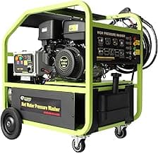 Hot Water Pressure Washer Commercial Movable Gasoline Engine 4 GPM, 4000 PSI, Electric Start, 49 State Approved(excluding California)