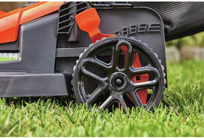 BLACK+DECKER Electric Lawn Mower with Bike Handle, 15-Inch, 10-Amp, Corded (BEMW472BH)