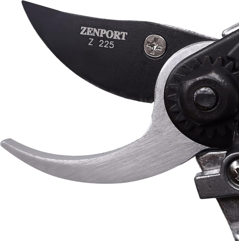 Zenport Z225 Bypass Pruner with Rotating Handle, 1-Inch Cut, 8.5-Inch , Red