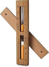Sauna Sand Timer, 15 Minute Sand Timer, Red Cedar Sauna Timer, Wall-Mounted Rotating, Heat Resistant, Wood Sauna Hourglass Clock Sauna Accessories for Family Hotel Sauna Room Orange Sand