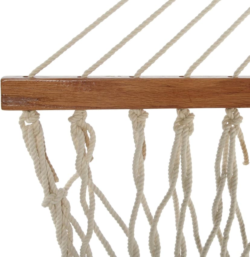 Original Pawleys Island 15OC Presidential Original Cotton Rope Hammock with Free Extension Chains & Tree Hooks, Handcrafted in The USA, Accommodates 2 People, 450 LB Weight Capacity, 13 ft. x 65 in.