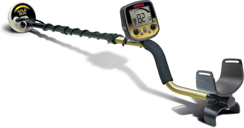 Fisher Labs Gold Bug Pro Metal Detector, Black (GOLDBUG-PRO) - Finds Small Gold Nuggets, Variable Breakpoint Tone Discrimination, Real-Time Ground Balancing, Lightweight, 19kHz Frequency