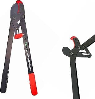 EZ Kut BranchCutter Anvil Loppers. Ratcheting Tree Cutter - Sub Compact Lightweight Packable Loppers best Tree Branch Cutter - Yard Tools Since 1988