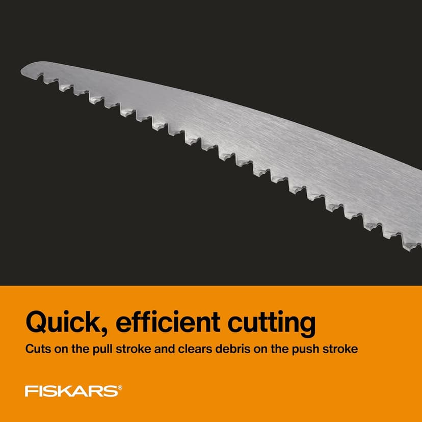 Fiskars Pole Saw Blade Replacement for Fiskars Pruning Saws and Tree Pruners, 15" Blade with Woodzig Chainsaw-Style Tooth Design