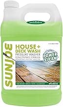 Sun Joe SPX-HDC1G House and Deck All-Purpose Pressure Washer Rated Concentrated Cleaner, 1-Gallon , White , 128 Fl Oz (Pack of 1)