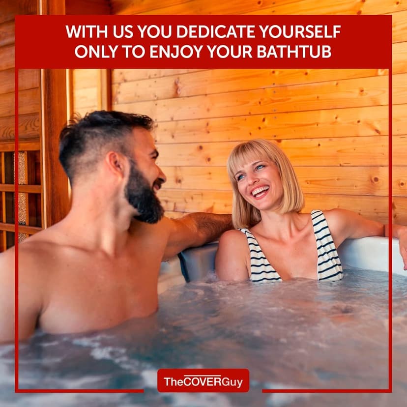 The Cover Guy Premium Hot Tub Cover | Custom Made Replacement Spa Cover | Energy-Saving Hot Tub Covers Built for All Climates | 6, 5, or 4 inch Taper