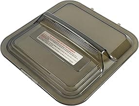 XJJ 1107-1356 Skimmer Lid Clear Tinted Black, Fit for 2094 & 2095 Doughboy Deluxe Skimmers, Replaces Skim-line Vacuum Skim Filter lid 1121-1349 11211349