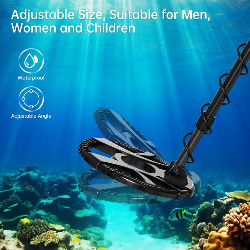 Housiwill Metal Detector, Metal Detector for Adults Professional with LCD Display, IP68 Waterproof Metal Detector, 4 Professional Mode with Higher Accuracy DSP Chip