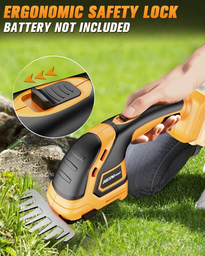 Cordless Hedge Trimmer Compatible with DEWALT 20V MAX Battery(No Battery), Electric Hedge Trimmer Cordless Grass Trimmers, Bush Trimmers Grass Shears Handheld for Yard, Garden, Lawn Care