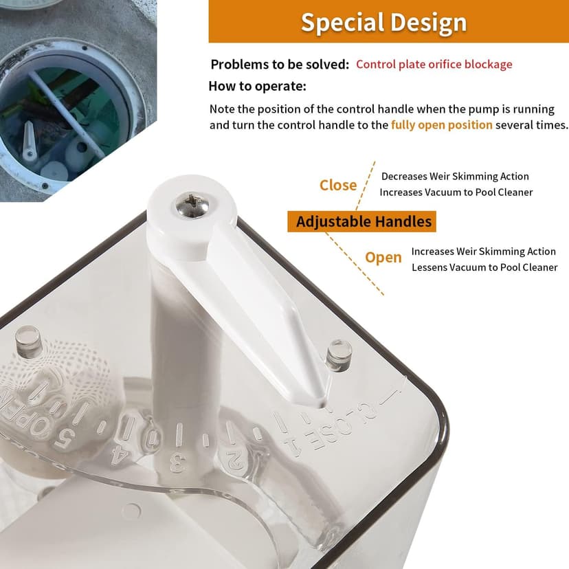 Replace for R211100 Vac-Mate Pool Cleaner Dispenser Box/Multi-Function Vacuum Skimmer Attachment Replacement