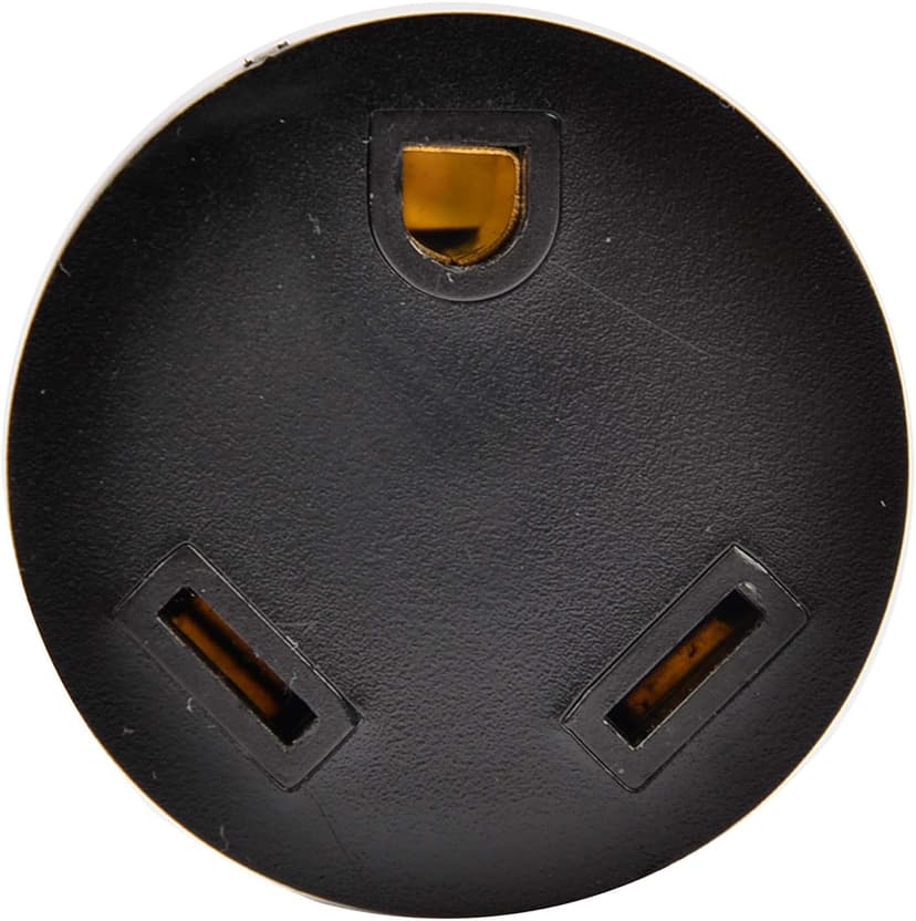 RVGUARD Generator Adapter Plug 3 Prong to RV 30 Amp, NEMA L5-30P to NEMA TT-30R Locking Adapter