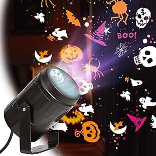 Halloween Projector Lights Outdoor/Indoor, Led Lights Projector Waterproof for Gift Halloween Decorations, Holidday Projector Home Party Light Show for Halloween (Halloween Light)