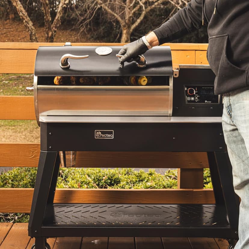recteq Patio Legend 400 Pellet Smoker Grill with WiFi & App Connectivity, Outdoor Smokers Grills, Wood Pellet Grill, Temp Range 180° to 700+°
