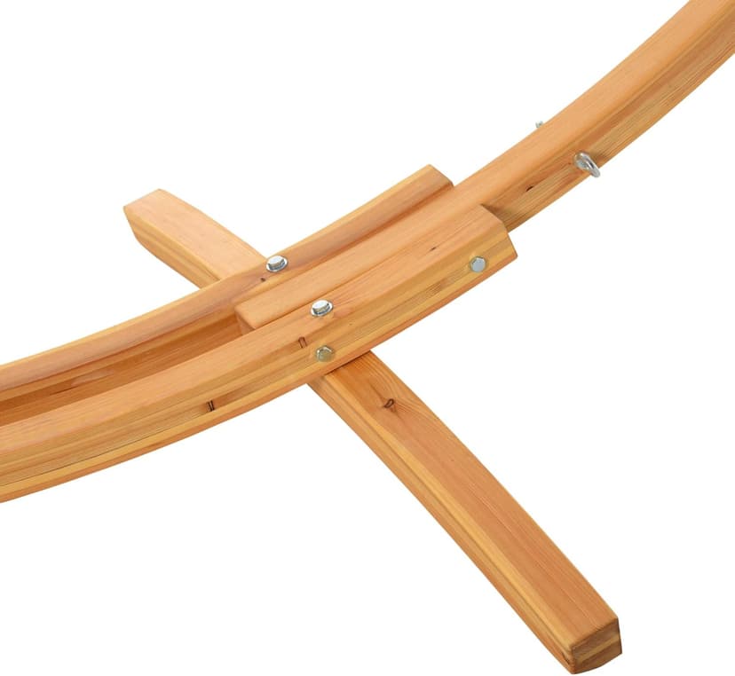 Outsunny 10.6' Wooden Hammock Stand Universal Garden Picnic Camp Accessories, 264lbs, Natural