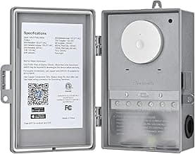 DEWENWILS WiFi Pool Pump Controller, Heavy Duty 40A 120-277 VAC 2HP Wireless Timer for Pool & Water Heater, Works with Alexa, Google Assistant, Smart Life, ETL Listed