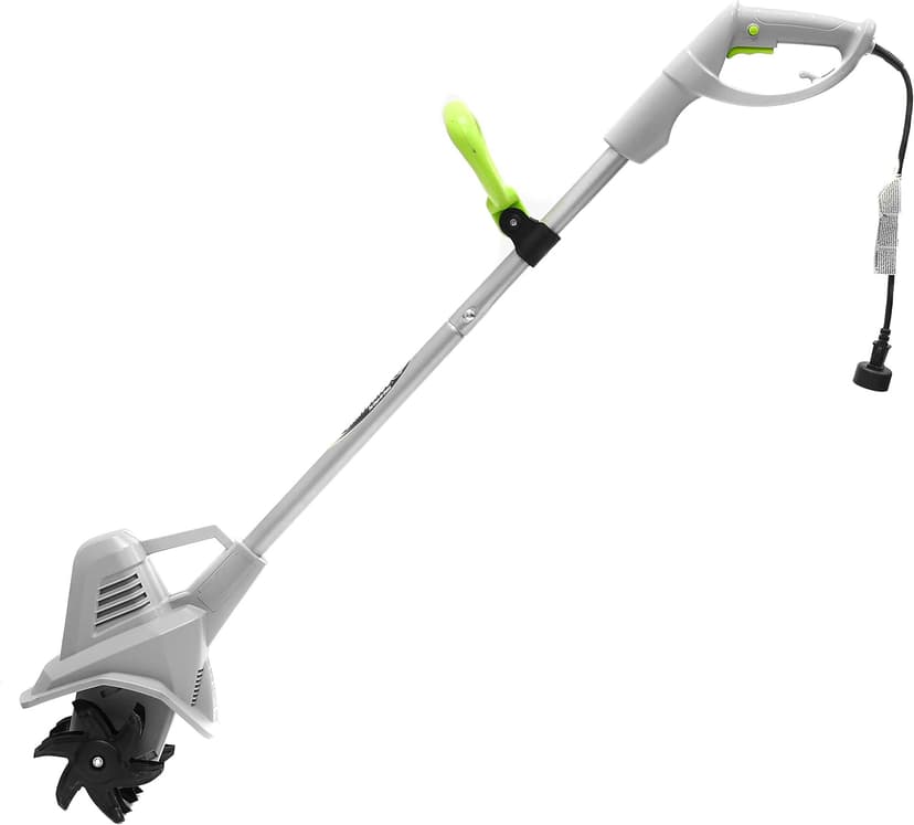 Earthwise TC70025 7.5-Inch 2.5-Amp Corded Electric Tiller/Cultivator, 7.5-Inch, 2.5-Amp Corded, Grey