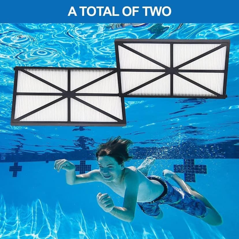 Ultra Fine Cartridge Filter Panels, for Hayward Robotic AquaVac, TigerShark and SharkVac Pool Cleaners Maytronics Part Number: RCX70101PAK2 (2 Pack)