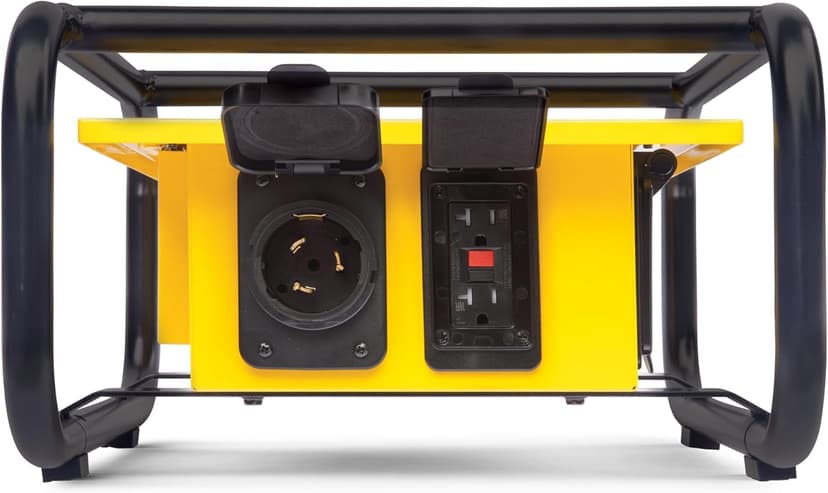 Champion Power Equipment Pro Grade OSHA Compliant Power Distribution Box, 50-Amp Twist Lock Inlet, Six 120V GFCI Duplexes, One 120/240V 30A Locking Outlet, 30A and 50A RV Adapters