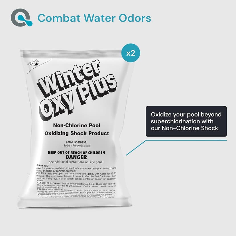 AquaDoc Pool Winterizing Kit - Above & Inground Pool Closing & Opening Made Easy - Up to 24,000 Gallons