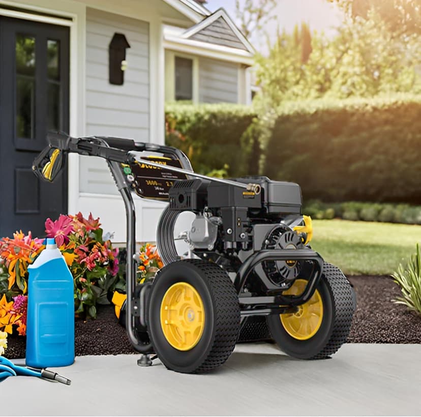 Heavy-Duty Gas Pressure Washer, 3600Psi at 2.7Gpm Power Washer,Portable, 30feet Pressure Hose,Industrial Style,Axial Cam Pump, for Siding, Driveway, House, Car, RV, Paint Preparation etc