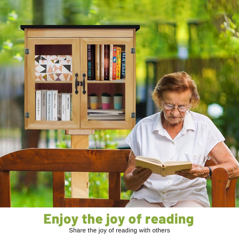 DIY little library box outdoo – Weatherproof, Durable Outdoor| Durable Outdoor Book Exchange | Community Sharing & Reading Encouragement