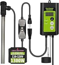 1300W Submersible Hot Tub & Pool Portable immersion Water Heater with Temperature Control and GFCI Leakage Protection for Swimming Pools, Bathtubs, Buckets, Baptistries, and Most Liquids