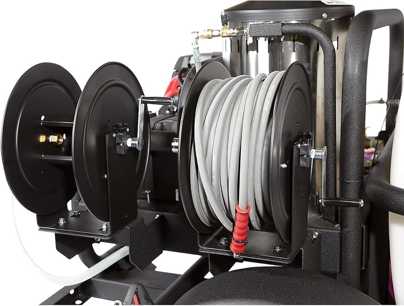 NorthStar Trailer-Mounted Portable Hot Water Commercial Pressure Power Washer - 4000 PSI, 4.0 GPM, Direct Drive, Honda Engine, 200-Gal. Water Tank