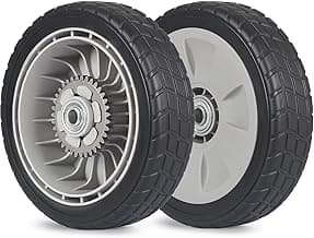 42710-VE2-M02ZE Rear Wheels, 8 Inch Wheels Fit for HRR216 HRS216 HRT216 Honda Walk-behind Lawn Mower, Pack of 2