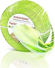 Weed Eater String, Eventronic 095 Trimmer Line of 150-Feet, Trimmer Line for Universal Replacement, Twist Weed Wacker String Fits Medium& Heavy Grass&Weeds, String Trimmer Line of Yellow Premium Nylon