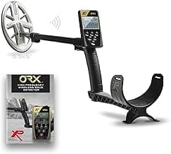 XP Metal Detectors ORX Detector - Specialized in Gold Hunting - with HF Elliptical Coil (9.5x5'') up to 80kHz, Remote Control and S-Telescopic Lite Stem, (ORX-ELLHFRCE)