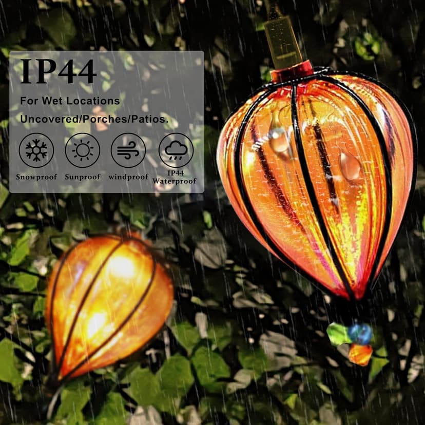 11FT Multicolor String Lights with 10 Bulbs, Colored Backyard Patio Indoor/Outdoor UL Listed String Lights,Hanging for Bistro Tents Market Cafe Gazebo Porch Party Wedding