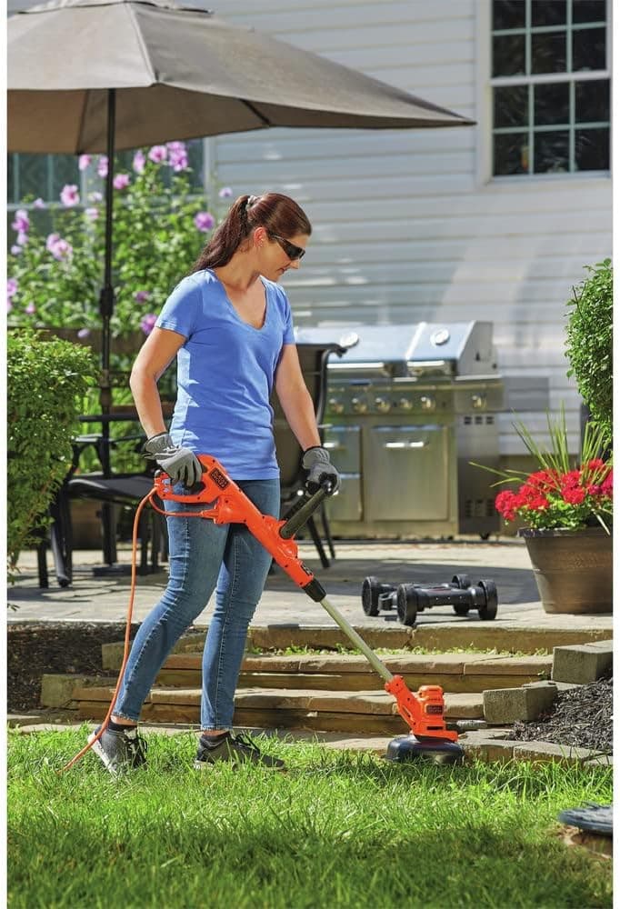 BLACK+DECKER 3-in-1 Corded Lawn Mower, String Trimmer & Edger, 12-Inch (BESTA512CM)
