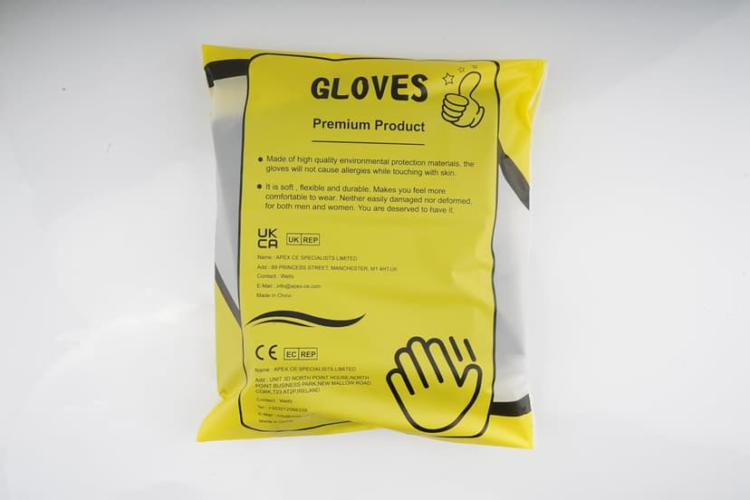 Haiou PVC Chemical Resistant, Long Rubber, Heavy Duty Waterproof Gloves for Chemical and Acid Work, 25 inches, Large-(Blue)